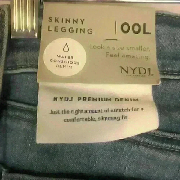 NWT NYDJ Ami Skinny Jeans Blue Sz 00L High-Rise - Picture 6 of 9